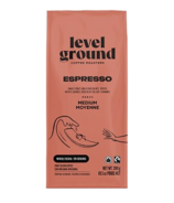 Level Ground Espresso Medium Roast Organic Blend Whole Bean Coffee