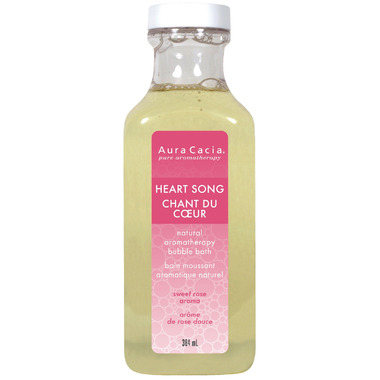 Aura Cacia Aromatherapy Heart Song Bubble Bath Aura Cacia Aromatherapy Heart Song Bubble Bath