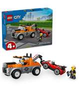 Ensemble de jeu de réparation de dépanneuse et de voiture de sport LEGO City