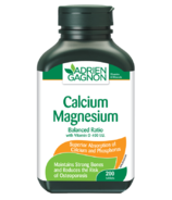 Adrien Gagnon Rapport équilibré calcium-magnésium + vitamine D