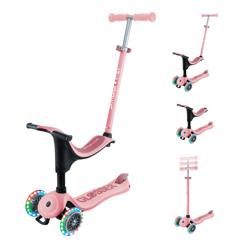 globber go up ピンク Buy Globber GO-UP Sporty Lights Scooter Pastel Pink at Well.ca