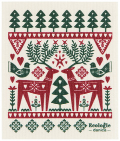 Ecologie By Danica Swedish Dishcloth Folk Forest