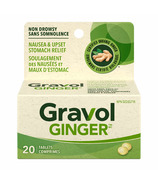 Gravol Natural Source Ginger Tablets