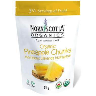Nova Scotia Organics Organic Pineapple Chunks Nova Scotia Organics Organic Pineapple Chunks
