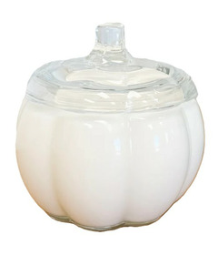 image of The Scented Market Glass Pumpkin Candle with sku:337810