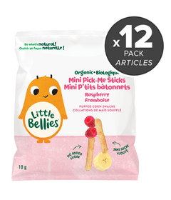 Little Bellies Raspberry Mini Pick-Me Sticks Bundle