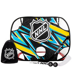 Franklin Sports NHL Mini Hockey Pop Up Goal Set