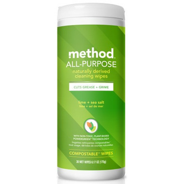 Method All-Purpose Cleaning Wipes Lime+ Sea Salt Method All-Purpose Cleaning Wipes Lime+ Sea Salt