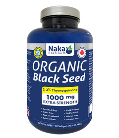 Naka Platinum Organic Black Seed 1000mg