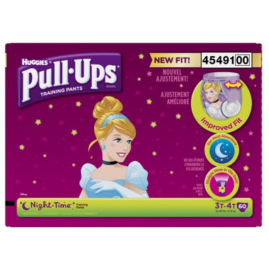 Pull-Ups Night-Time Girls' Training Pants, 3T-4T, 60 Ct 3T-4T (60