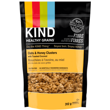 KIND Clusters Oats & Honey Clusters with Toasted Coconut KIND Clusters Oats & Honey Clusters with Toasted Coconut