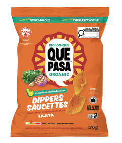 Que Pasa Organic Dippers Corn Chips Fajita