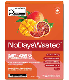 No Days Wasted Hydration Replenisher Blood Orange Mango