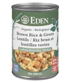 Eden Organic Brown Rice & Beans Green Lentils