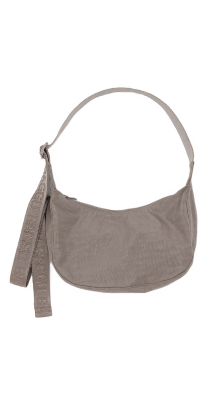 Baggu Large Nylon Crescent Bag in Dove main image 1