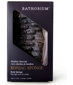 Bathorium Bamboo Charcoal Konjac Face & Body Sponge