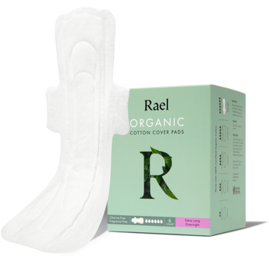 Buy Rael Organic Cotton Cover Pads Extra Long Overnight at