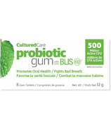 CulturedCare Probiotic Gum with BLIS-K12 Spearmint/Peppermint