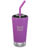 Klean Kanteen Insulated Tumbler With Lid And Straw Berry Bright