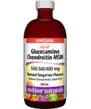 Webber Naturals Glucosamine, Chondroitin & MSM Liquid