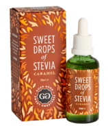 Gouttes sucrées de Stevia au caramel