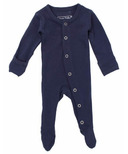 Combinaison organique L'ovedbaby Organic Footed marine