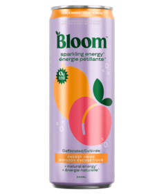 Bloom Sparkling Energy Drink Peach Mango