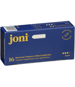 joni Organic Cotton Super Tampons