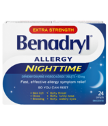 Benadryl Nighttime Allergy Caplets