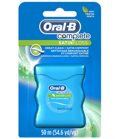 Oral-B Complete SatinFloss Dental Floss Mint