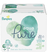 Paquet en vrac de lingettes pour bébé Pampers Aqua Pure