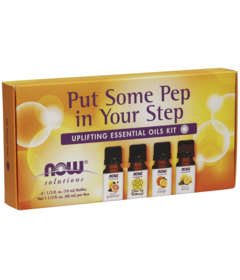 NOW Essential Oils Put Some Pep in Your Step Uplifting Essential Oils Kit