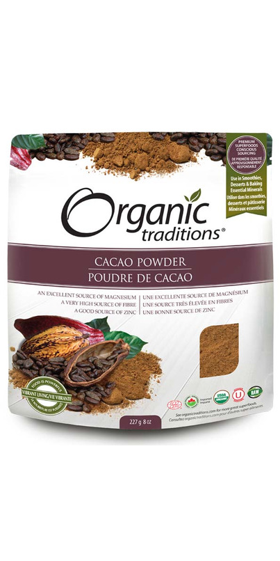 Buy Organic Traditions Cacao Powder At Well.ca 