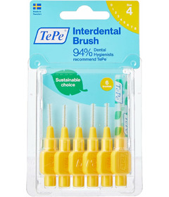 TePe Interdental Brush Extra Soft Yellow 0.7mm
