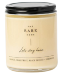 The Bare Home Let's Stay Home Candle Citrus, Black Spruce, Geranium