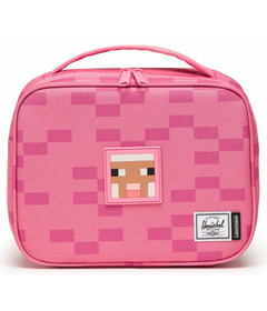 Herschel Supply Minecraft Pop Quiz Lunch Box Little Herschel Pink Sheep