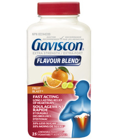 Gaviscon Extra Strength Flavour Blend Fruit Blast Tablet
