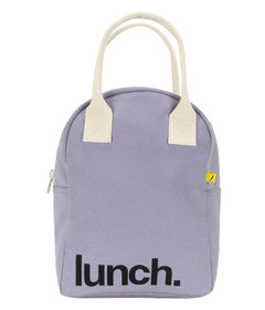 Fluf Zipper Lunch Bag Lavender