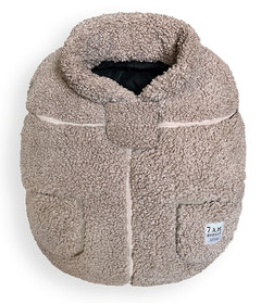 7AM Enfant Car Seat Cocoon Teddy Oatmeal