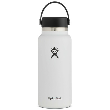 Hydro Flask, Dining, Hydro Flask White 4 Ounce Wide Mouth With Spout Lid  Water Bottle