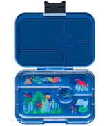 Yumbox Tapas 5 Compartment Monte Carlo Blue with Jungle Tray