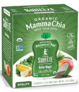 Mamma Chia Squeeze Magic de chia biologique vert