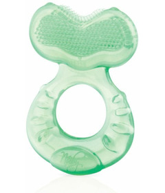 Nuby Teethe-Eez Soft Silicone Fish Teether - Green