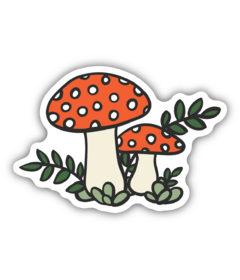 Stickers Northwest Mushroom Sketch Sticker