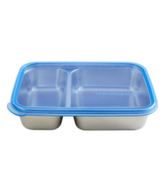 U-Konserve Stainless Steel 2-Compartment Divided Container Cosmic Blue
