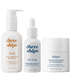 Three Ships Best Sellers Cleanse + Hydrate Routine (3-Step)