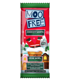 Moo Free Choccy Santa with Crisps
