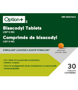 Option+ Bisacodyl Laxatif Comprimés 5mg