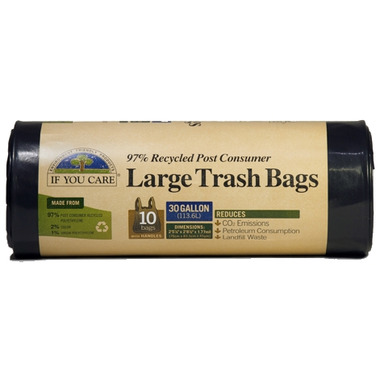 If You Care Recycled Large Trash Bags If You Care Recycled Large Trash Bags