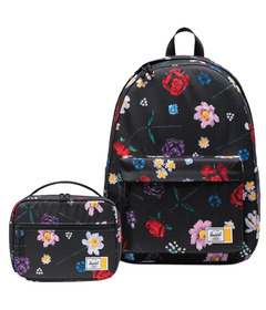 Herschel Supply x LEGO Backpack & Lunch Box Falling Florals Bundle